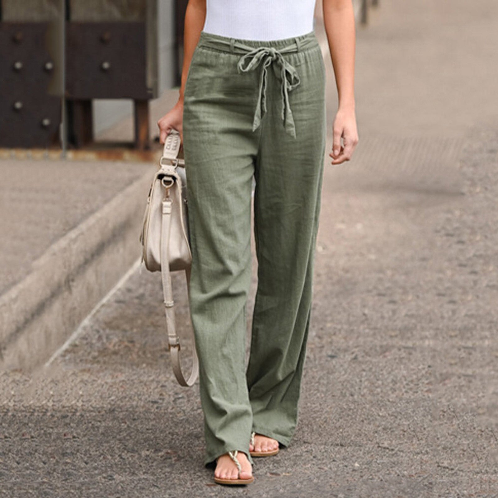 Lightweight Linen Trousers for Women