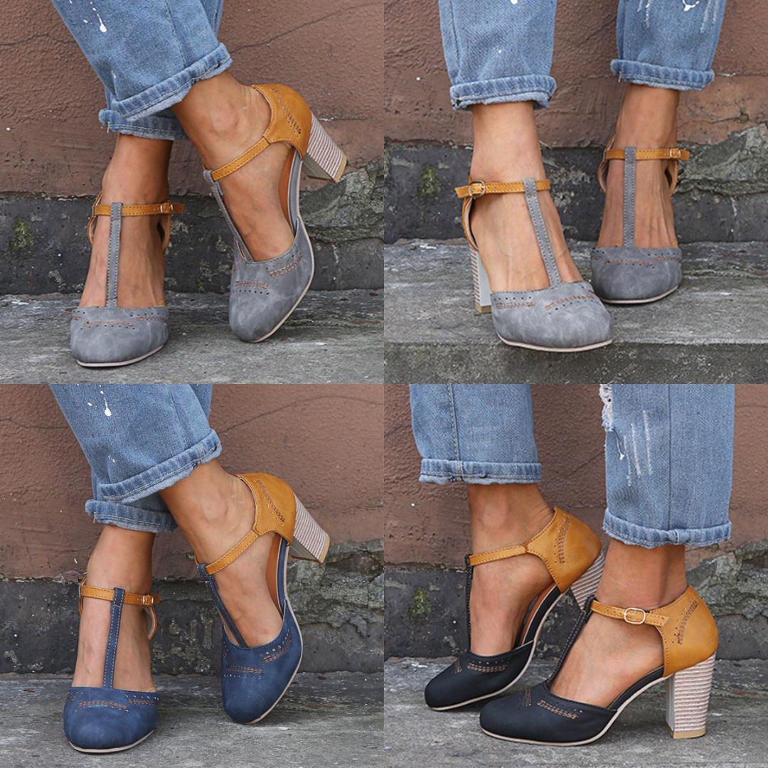 Chic Vintage-Style Heels for Women