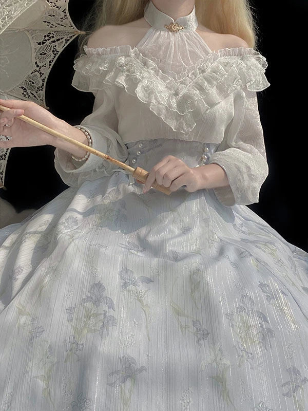 Chic Midi Dress Inspired by Belle Époque Couture