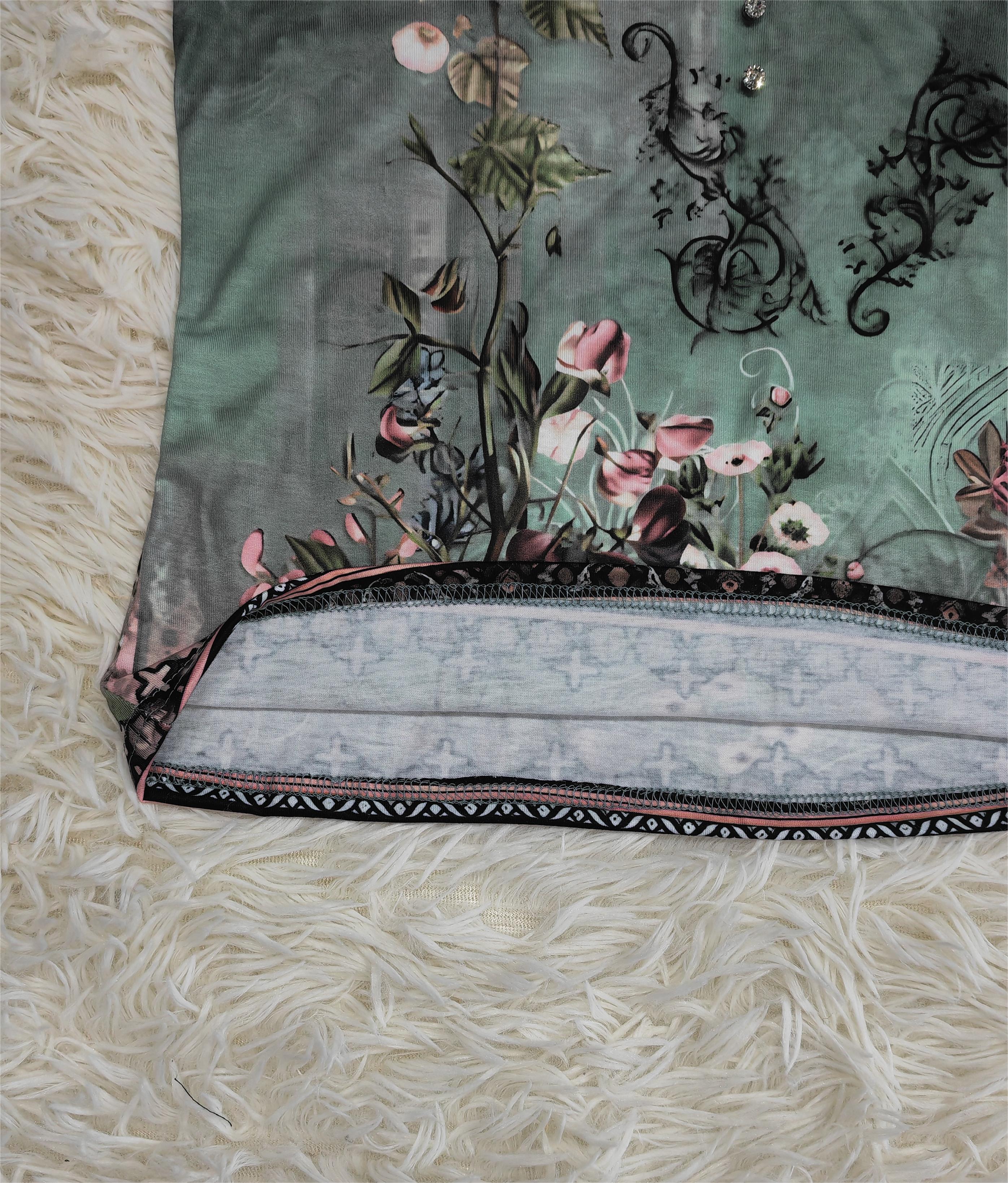 Floral Pattern Sleeveless Tank