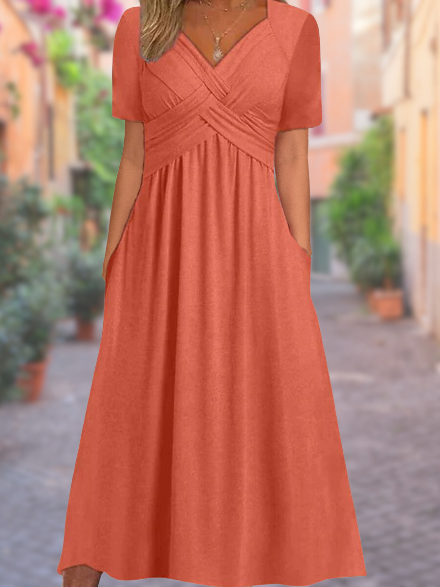 Selby Summer Dress Featuring Stylish Cut-Out Details