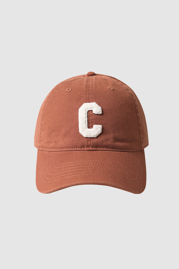 Embroidered Letter C Cap