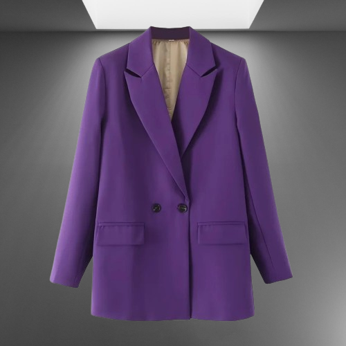 Timeless Double-Breasted Women's Blazer for Professional Wear