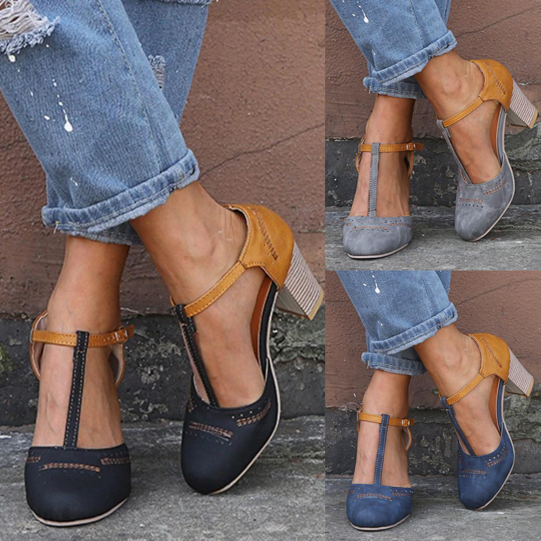 Chic Vintage-Style Heels for Women