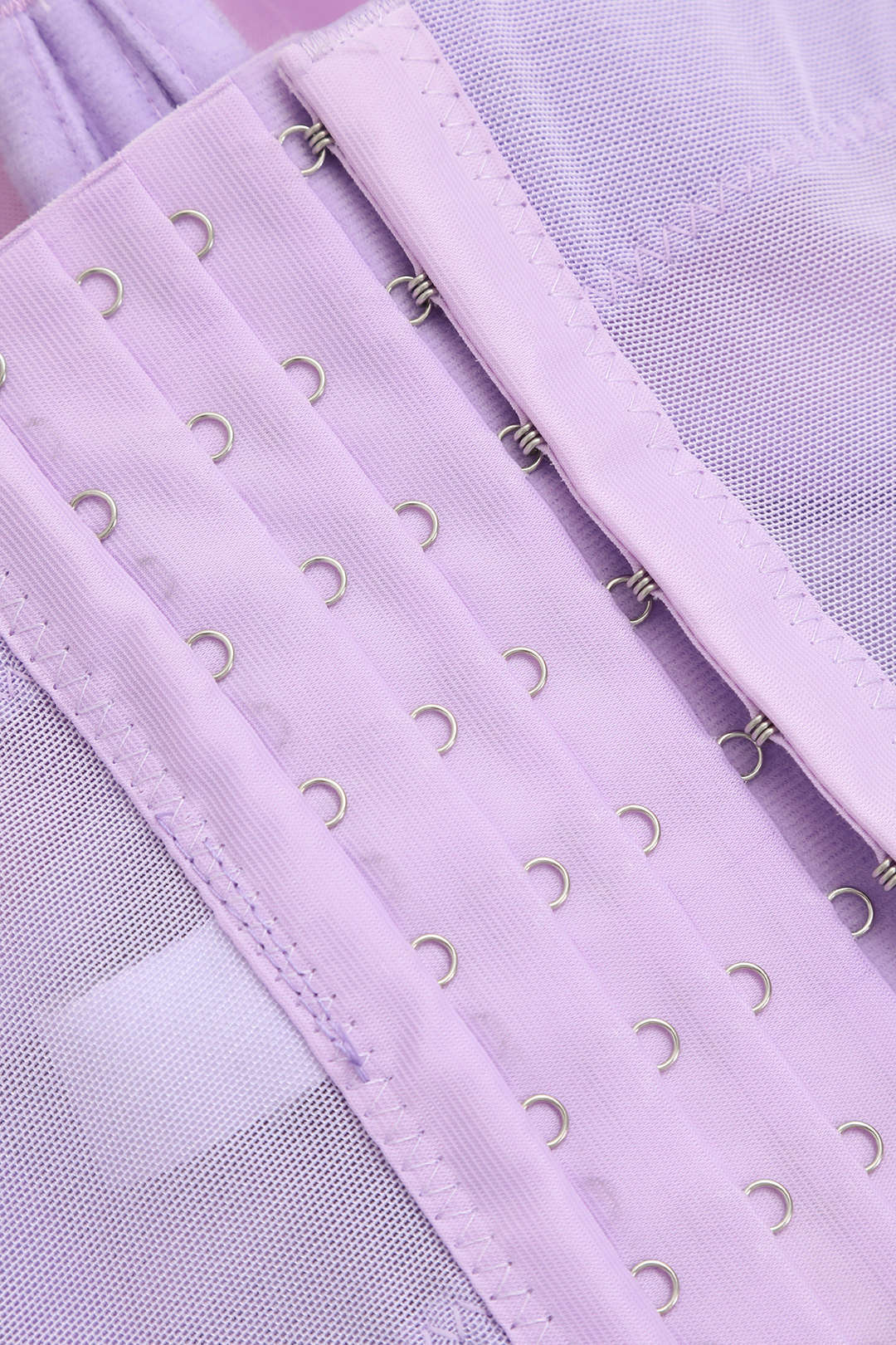 Underwire Mesh Corset Blouse