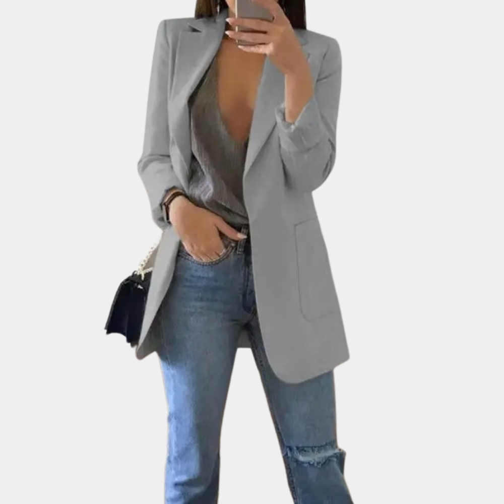 Relaxed Fit Casual Blazer for Women