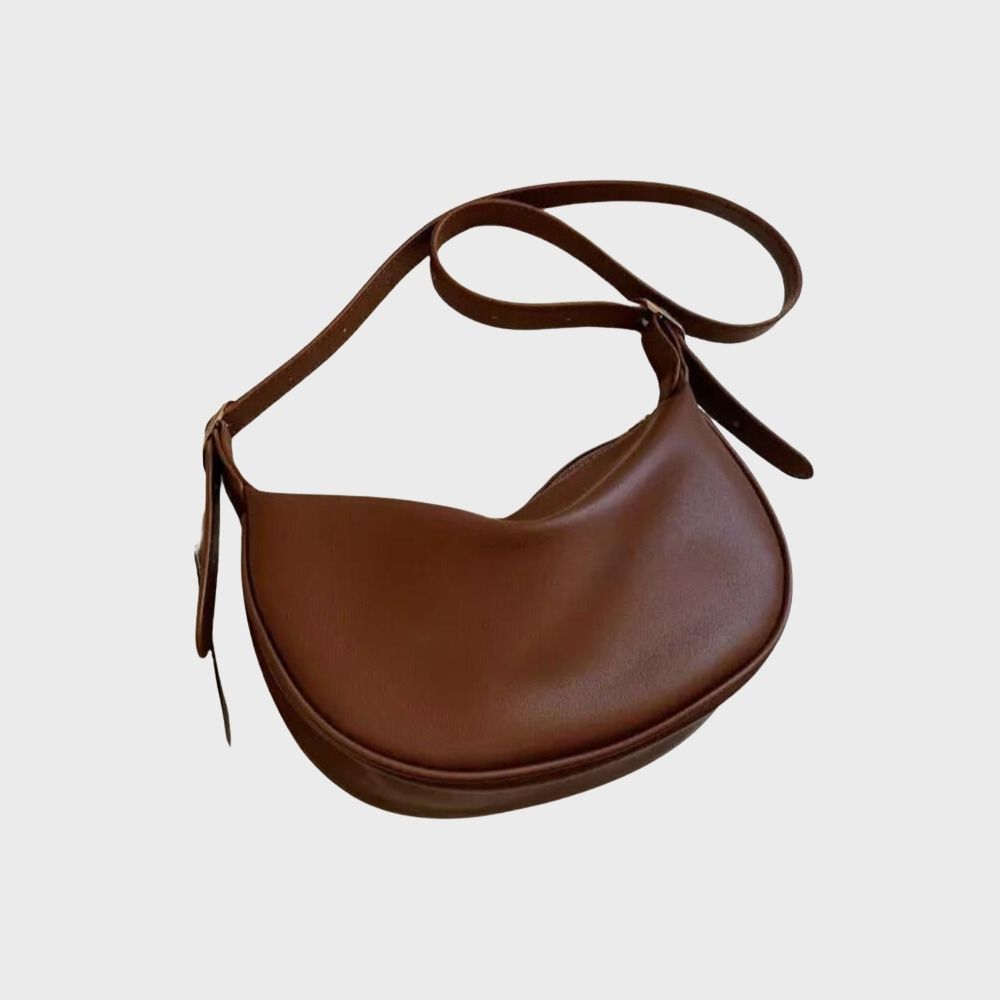 Stylish Minimalist Vegan Leather Crossbody Bag