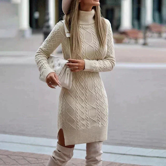 Chic Knit Dress for Winter