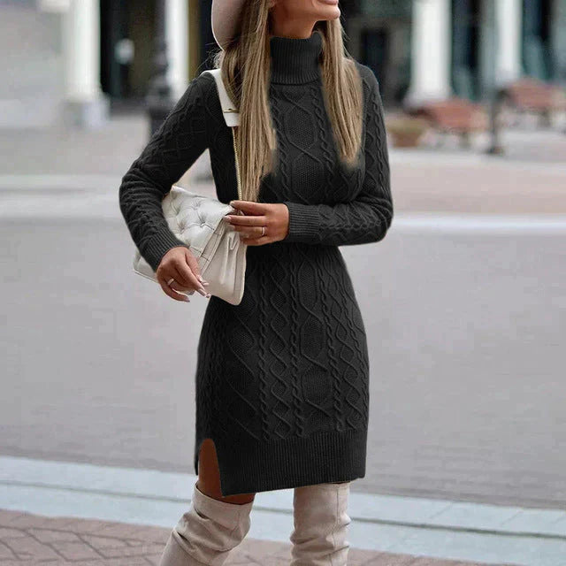 Chic Knit Dress for Winter