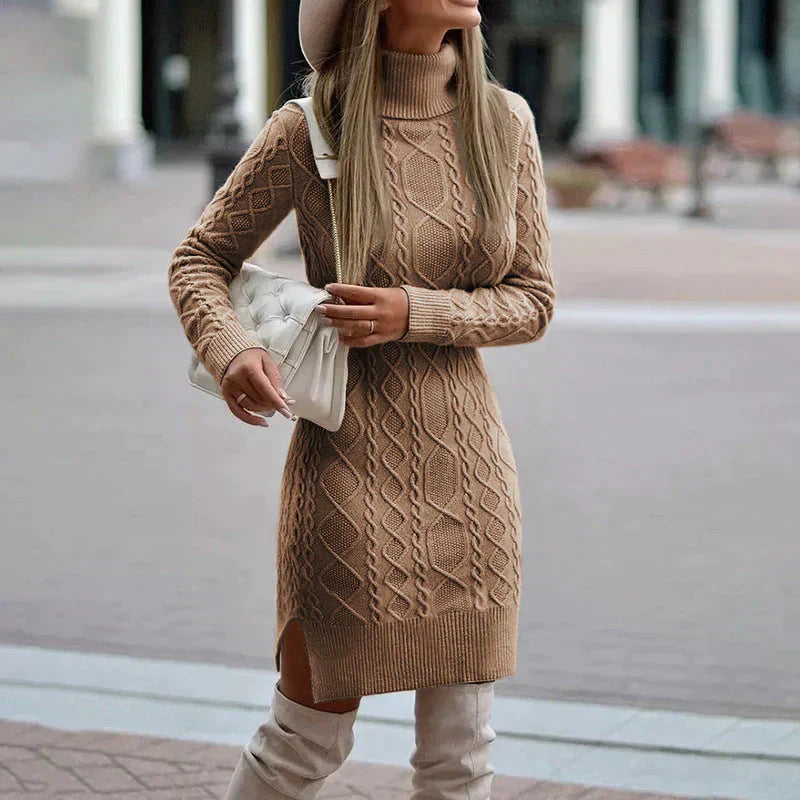 Chic Knit Dress for Winter
