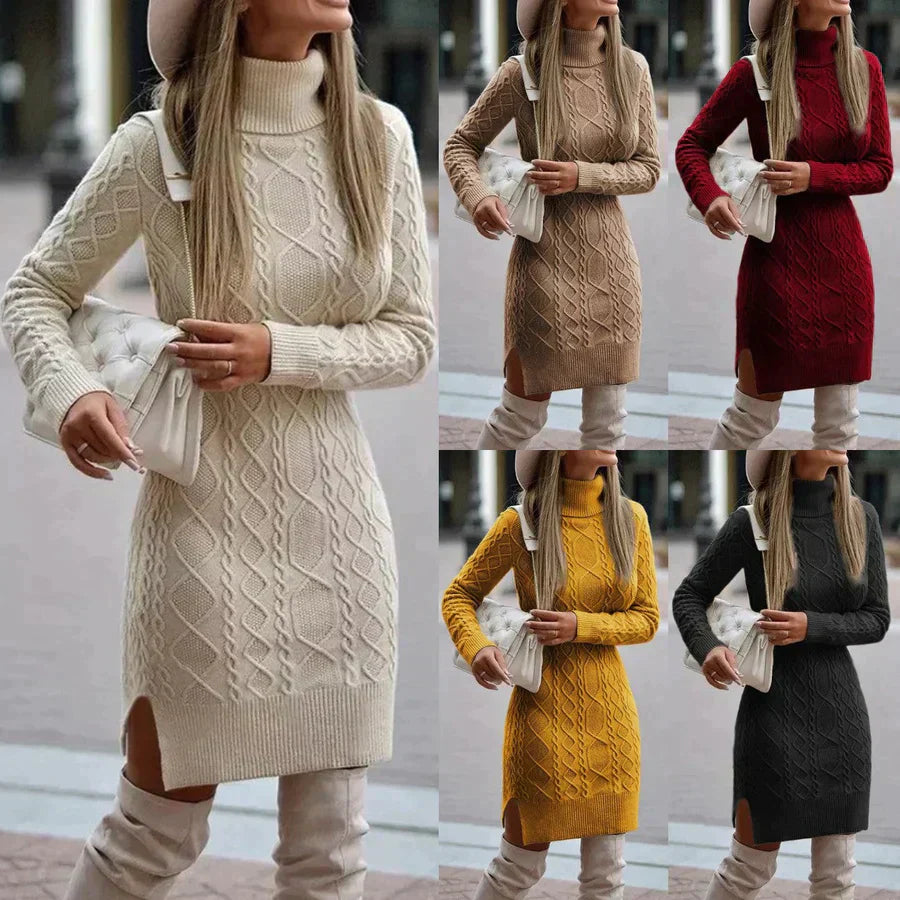 Chic Knit Dress for Winter