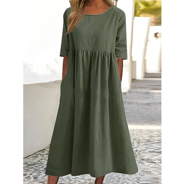 Helena - Cozy Women's Summer Dress