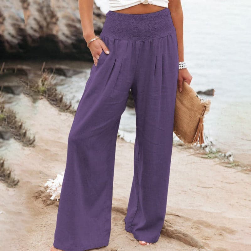 Women's Relaxed Wide-Leg Pants