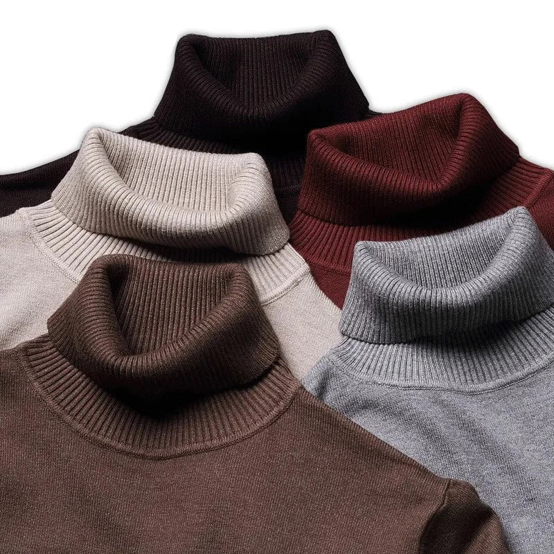 Pure Cotton Turtleneck Sweater