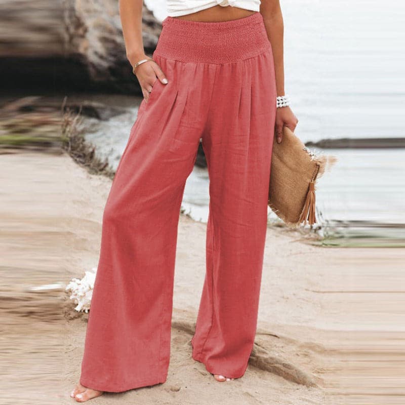 Women's Relaxed Wide-Leg Pants