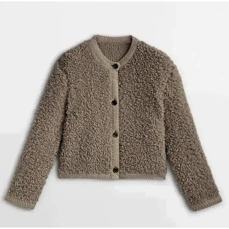 Casual Women's Plush Teddy Coat
