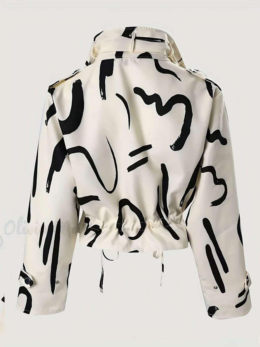 Chic Women's Stand-Up Collar Jacket