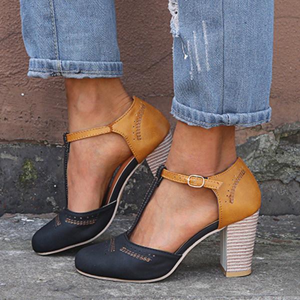 Chic Vintage-Style Heels for Women