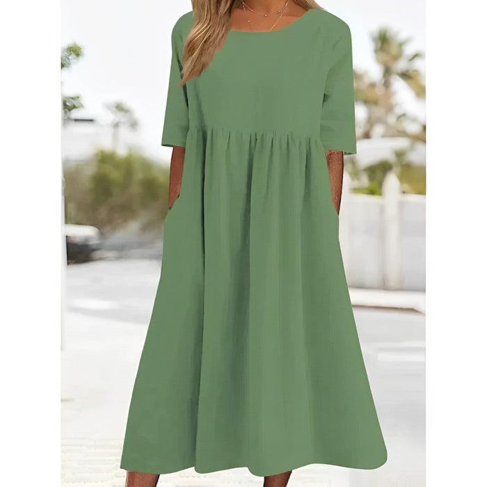 Helena - Cozy Women's Summer Dress