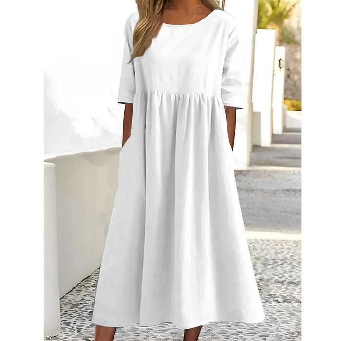 Helena - Cozy Women's Summer Dress