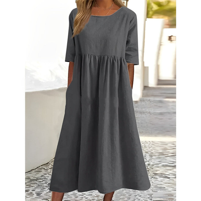 Helena - Cozy Women's Summer Dress
