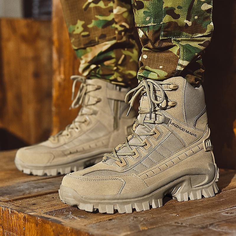 Stylish Military-Inspired Winter Boots