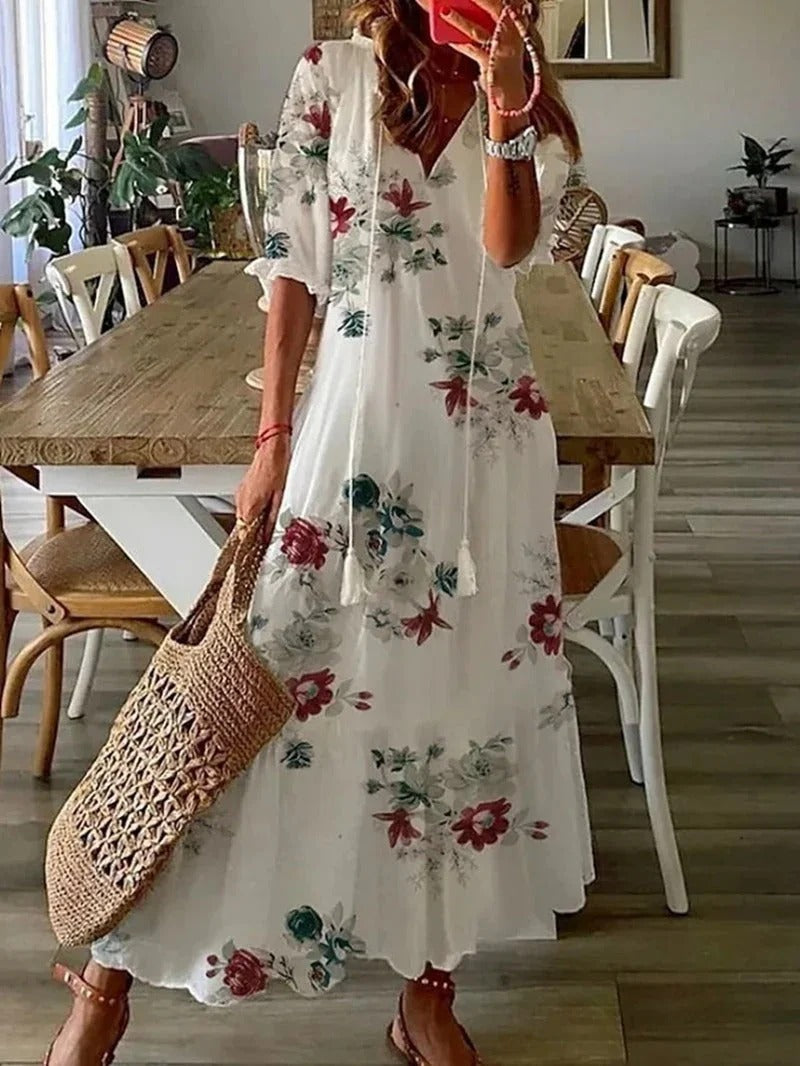 Earthy Bohemian-Inspired Dress